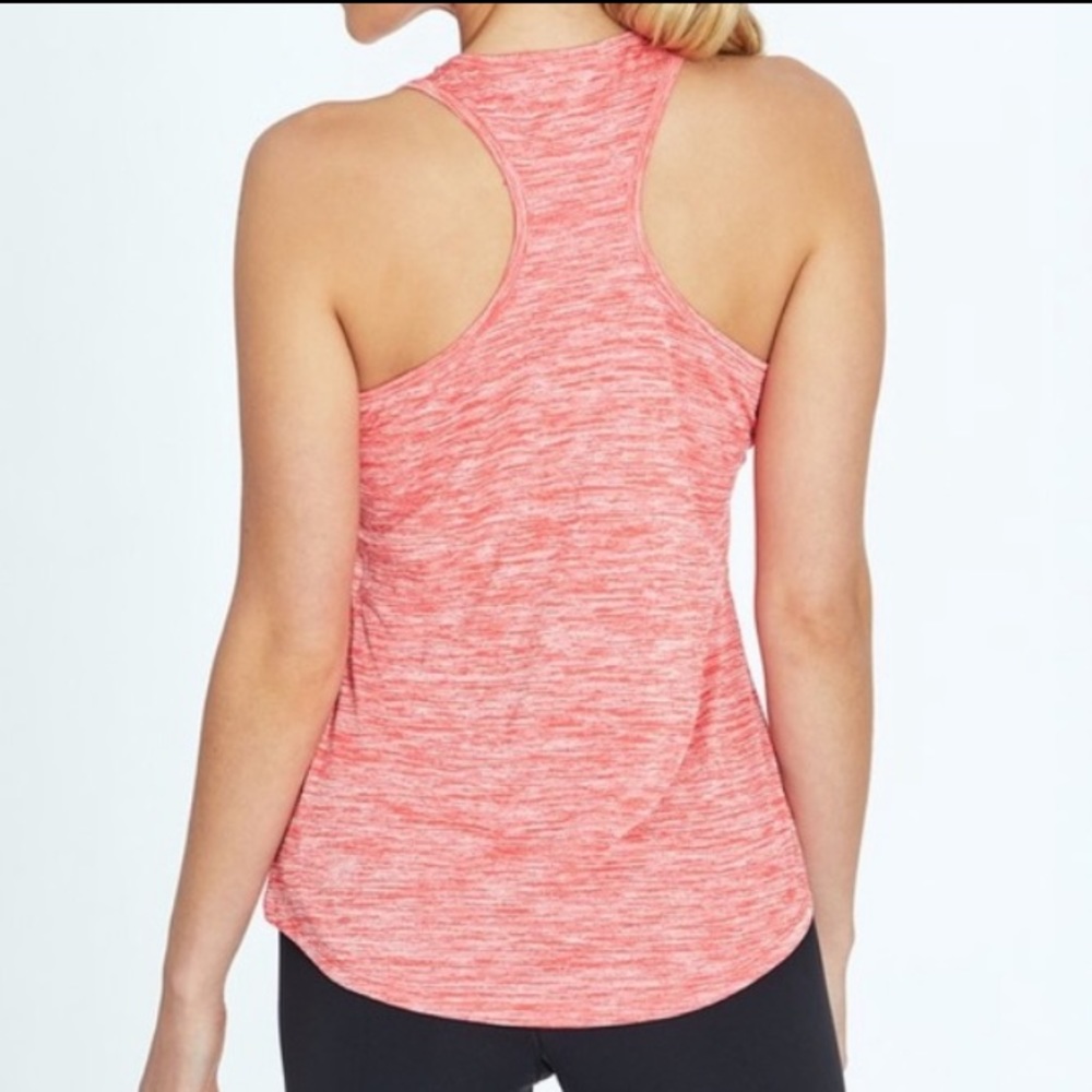 Heather Hibiscus Racerback Tank, M - Picture 2 of 3